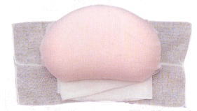 画像: 帯枕　【No.144】ウレタン蛤ガーゼ